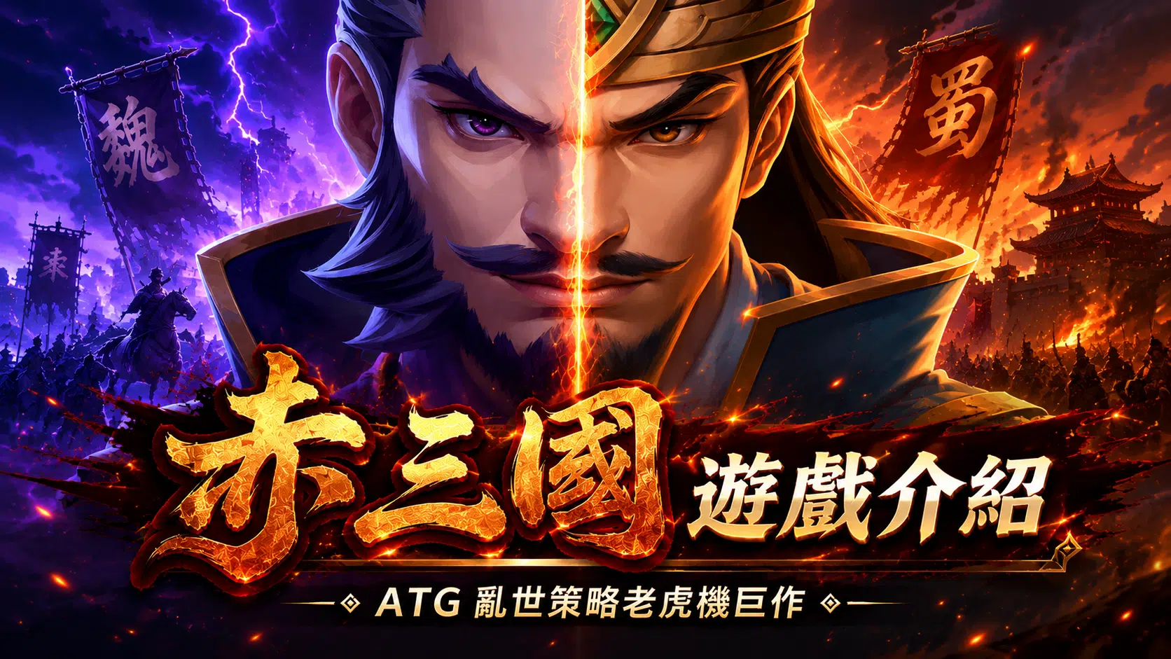 ATG赤三國遊戲介紹|三國戰場結合連消機制的高爆發電子遊戲